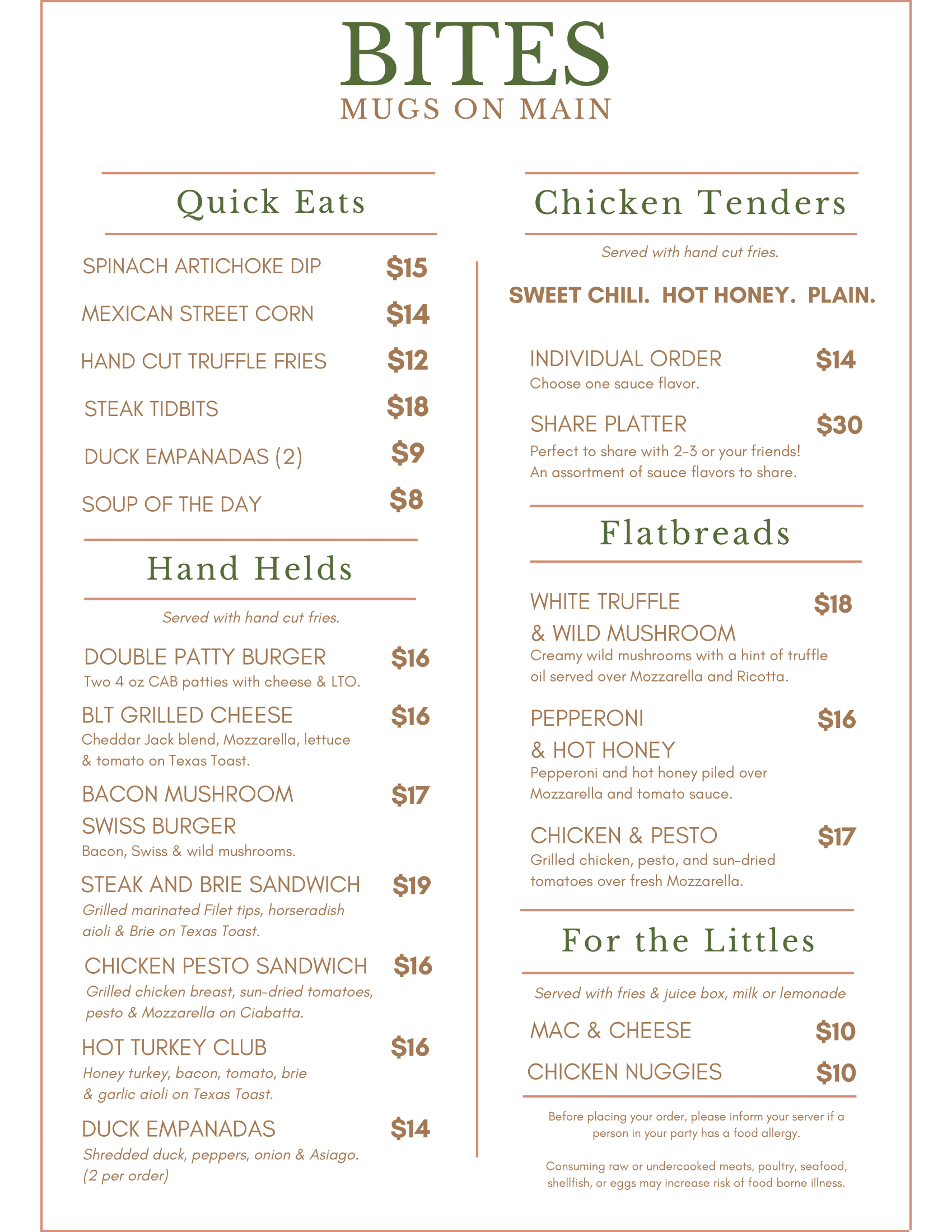 Menu Page 2