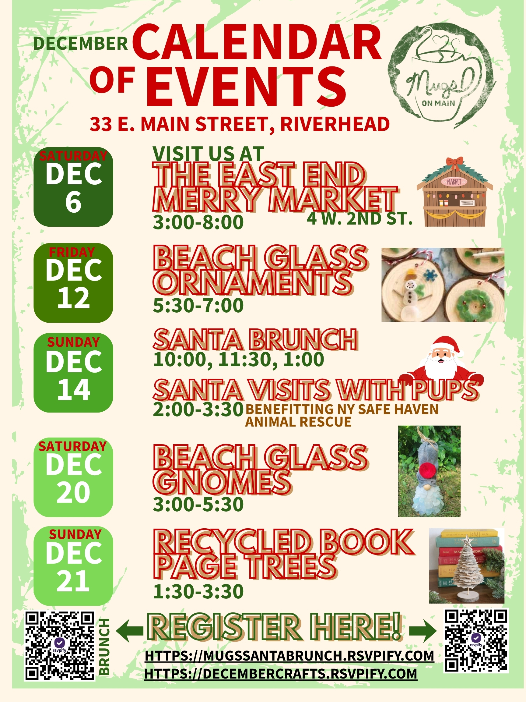 December Calendar of Events